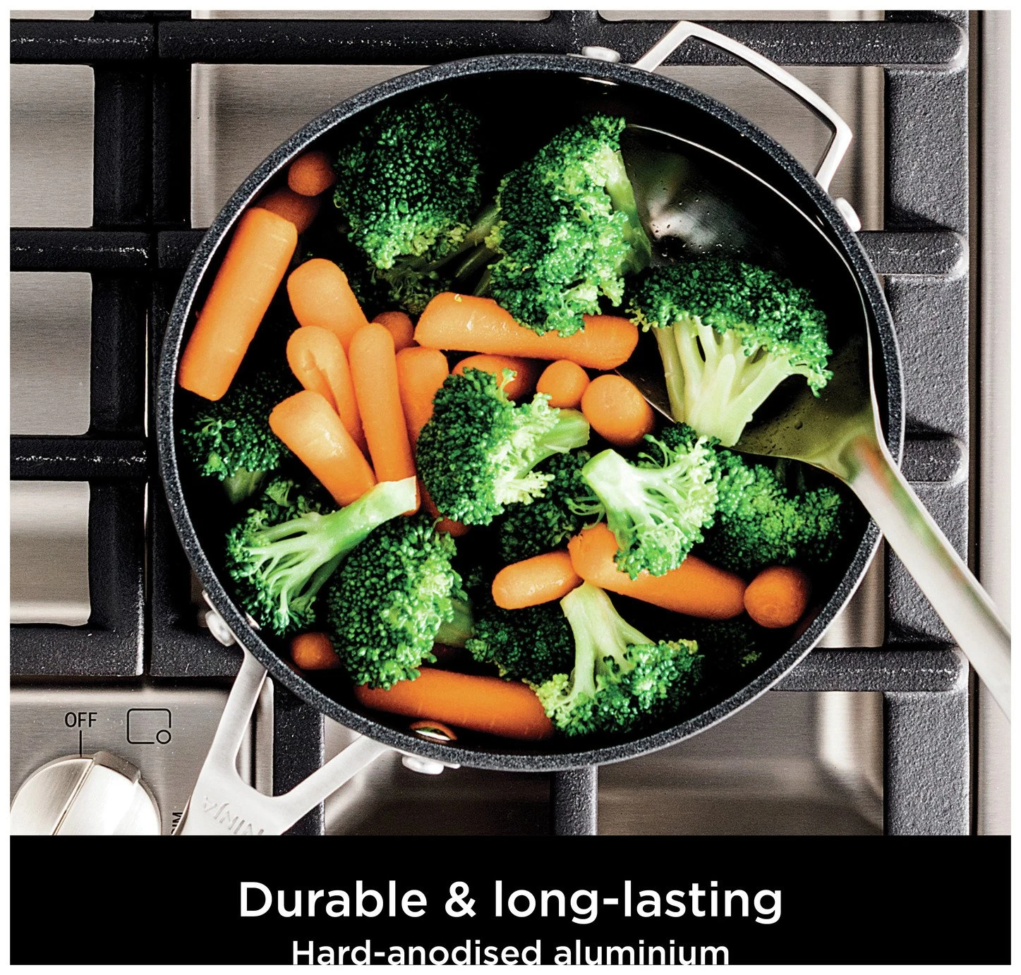 Ninja Zerostick Stackable 2 Piece Non Stick Pan Set 2 Ninja Zerostick Stackable 2 Piece Non Stick Pan Set - Image 2