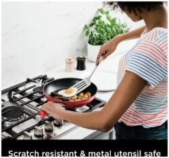 Ninja Zerostick Aluminium 5 Piece Non Stick Pan Set - Red -Chic Household Items 1120185 R Z003A