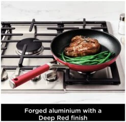 Ninja Zerostick Aluminium 5 Piece Non Stick Pan Set - Red -Chic Household Items 1120185 R Z004A