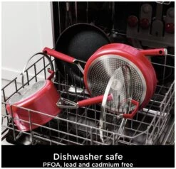 Ninja Zerostick Aluminium 5 Piece Non Stick Pan Set - Red -Chic Household Items 1120185 R Z005A