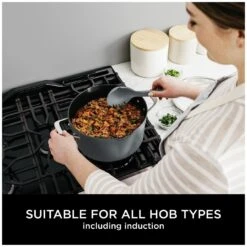 Ninja Zerostick 30cm Non Stick Aluminium Possible Pot -Grey 17 Ninja Zerostick 30cm Non Stick Aluminium Possible Pot -Grey -Chic Household Items 1120288 R Z007A