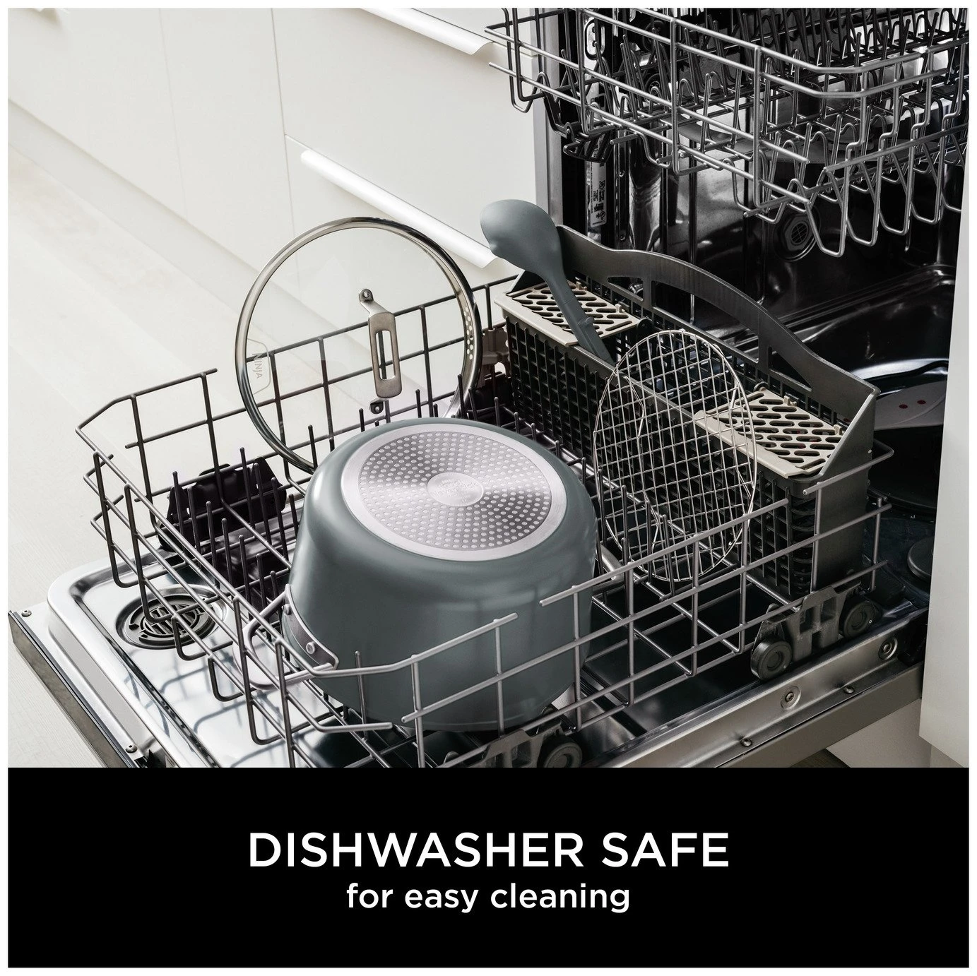 Ninja Zerostick 30cm Non Stick Aluminium Possible Pot -Grey 9 Ninja Zerostick 30cm Non Stick Aluminium Possible Pot -Grey - Image 9