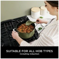 Ninja Zerostick 30cm Non Stick Aluminium Possible Pot -Green -Chic Household Items 1120295 R Z007A