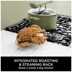 Ninja Zerostick 30cm Non Stick Aluminium Possible Pot -Green -Chic Household Items 1120295 R Z008A