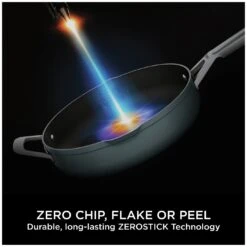 Ninja Zerostick 28cm Non Stick Aluminium Possible Pan -Grey -Chic Household Items 1120305 R Z004A