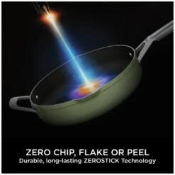 Ninja Zerostick 28cm Non Stick Aluminium Possible Pan -Green -Chic Household Items 1120312 R Z004A