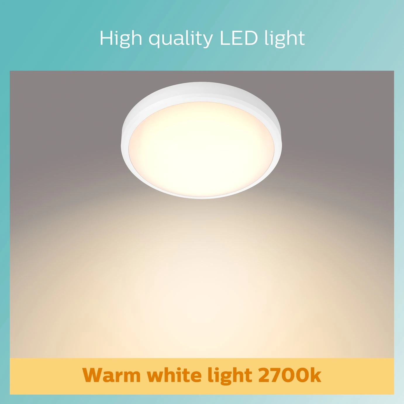 Philips Doris Bathroom Luminaire Flush To Ceiling Light 3 Philips Doris Bathroom Luminaire Flush To Ceiling Light - Image 3