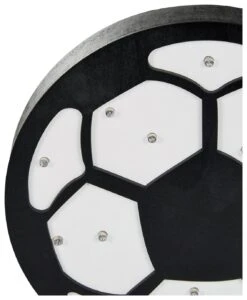 Glow Kids Wooden Football Table Light - Black & White -Chic Household Items 1151381 R Z003A