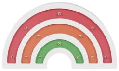 Glow Kids Wooden Rainbow Table Light - Multicoloured -Chic Household Items 1151398 R Z002A