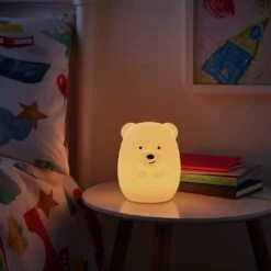 Glow Kids Bear Silicone Night Table Light - Multicoloured -Chic Household Items 1151422 R Z003C