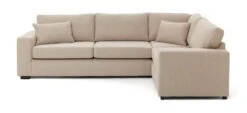 Habitat Eton Fabric Left Hand Corner Sofa - Biege -Chic Household Items 1151484 R Z003A