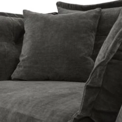 Habitat Jacques Velvet Cuddle Chair - Grey 21 Habitat Jacques Velvet Cuddle Chair - Grey -Chic Household Items 1177217 R Z008A