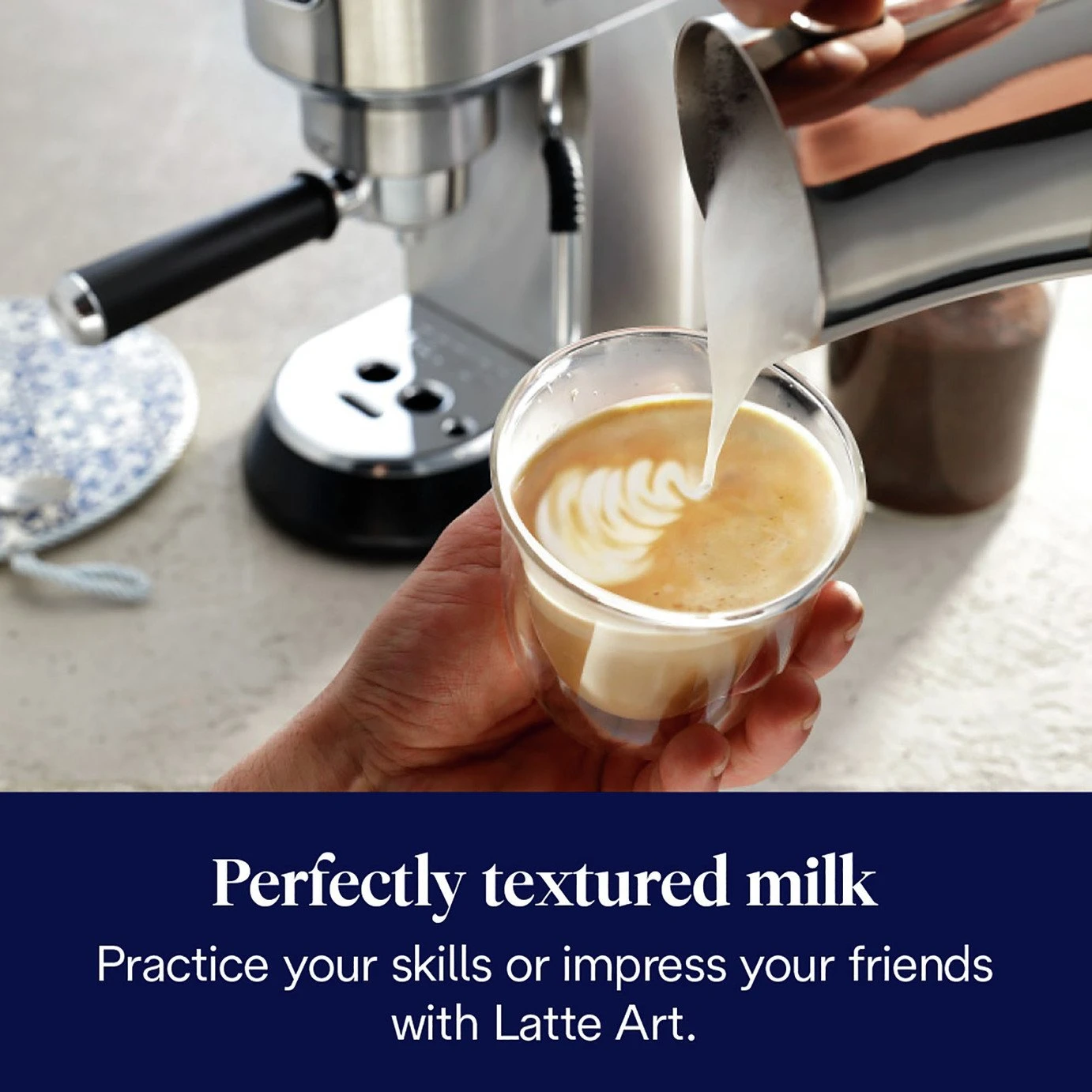 De'Longhi EC885.M Dedica Arte Espresso Coffee Machine 7 De'Longhi EC885.M Dedica Arte Espresso Coffee Machine - Image 7