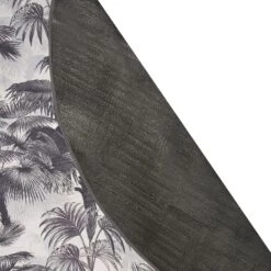 Habitat Palm Print Round Picnic Blanket -Chic Household Items 1181461 R Z004A