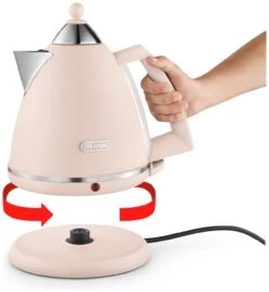 De'Longhi KBX3016.PK Argento Flora Kettle - Pink -Chic Household Items 1182635 R Z003A
