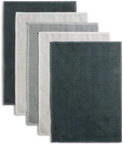 Habitat Zig Zag Terry Pack Of 5 Tea Towels 9 Habitat Zig Zag Terry Pack Of 5 Tea Towels -Chic Household Items 1185182 R Z004A