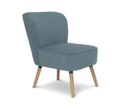 Habitat Eppy Fabric Accent Chair - Blue -Chic Household Items 1230116 R Z004A