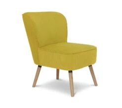 Habitat Eppy Fabric Accent Chair - Yellow -Chic Household Items 1232592 R Z004A