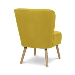 Habitat Eppy Fabric Accent Chair - Yellow -Chic Household Items 1232592 R Z005A