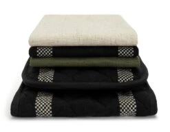 Habitat Woven Check And Stripe Textile Set 7 Habitat Woven Check And Stripe Textile Set -Chic Household Items 1232657 R Z002A