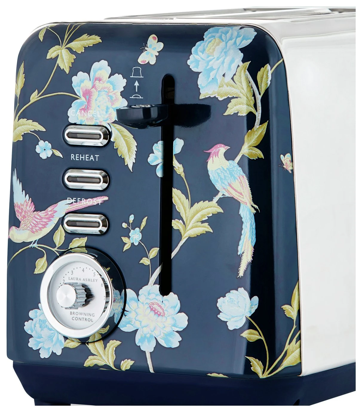 Laura Ashley VQSBT582BSUK 2 Slice Toaster - Blue 2 Laura Ashley VQSBT582BSUK 2 Slice Toaster - Blue - Image 2