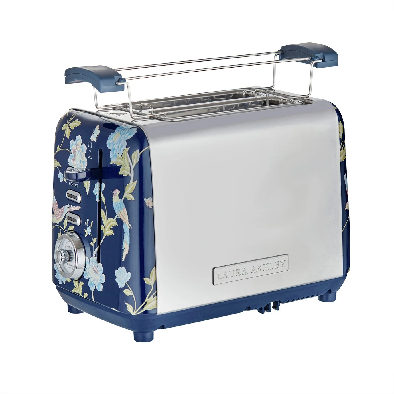 Laura Ashley VQSBT582BSUK 2 Slice Toaster - Blue 5 Laura Ashley VQSBT582BSUK 2 Slice Toaster - Blue - Image 5