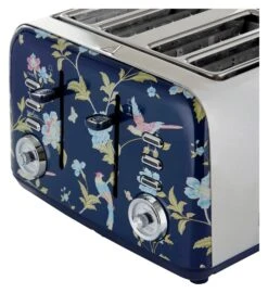 Laura Ashley VQSBT583BSUK 4 Slice Toaster - Blue -Chic Household Items 1233508 R Z004A