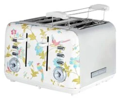 Laura Ashley VQSBT583WSUK 4 Slice Toaster - White -Chic Household Items 1233515 R Z006A