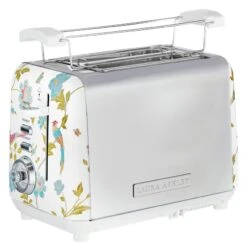 Laura Ashley VQSBT582WSUK 2 Slice Toaster - White -Chic Household Items 1233522 R Z006A