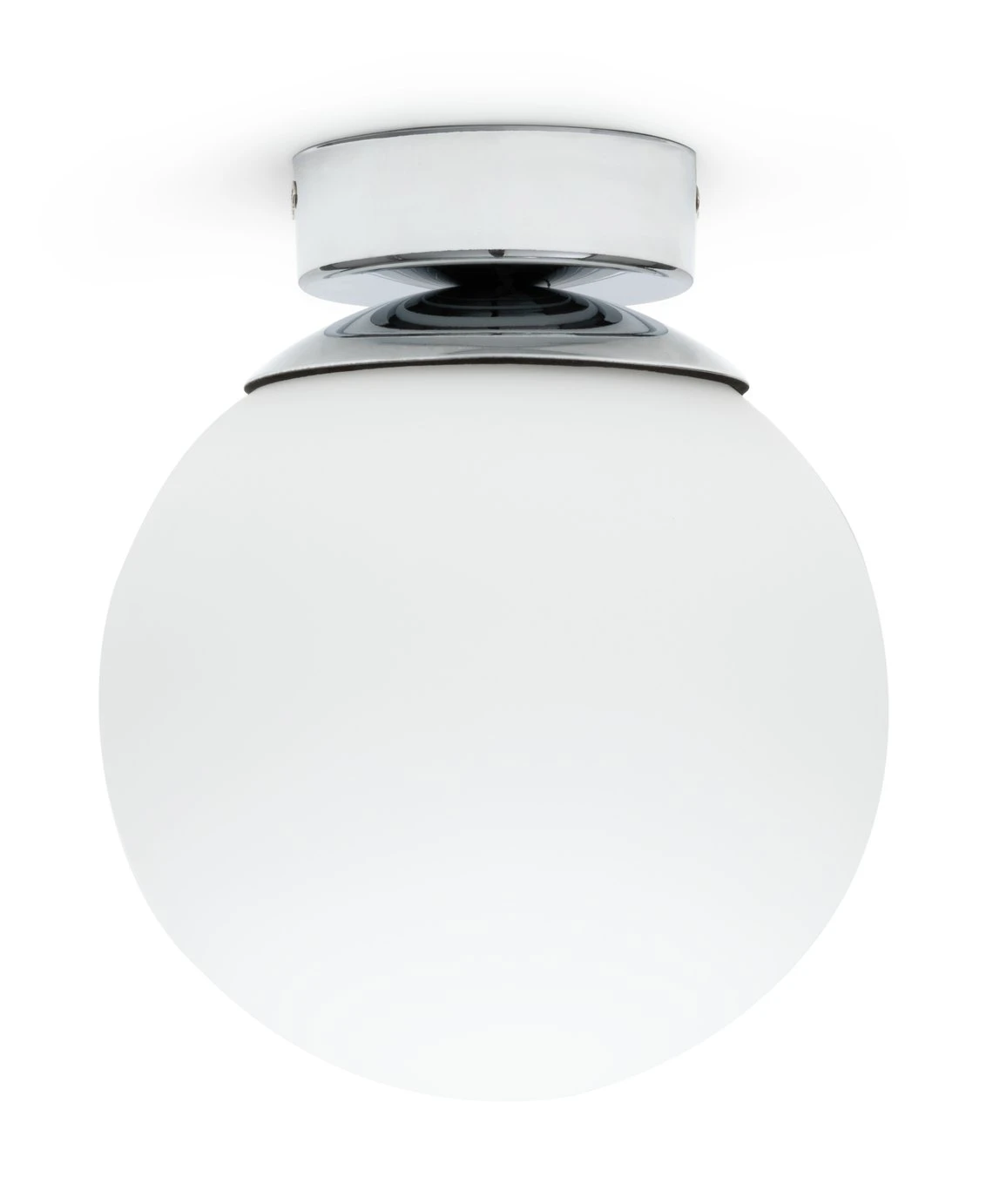 Habitat Opal Glass Bathroom Flush Ceiling Light - White 2 Habitat Opal Glass Bathroom Flush Ceiling Light - White - Image 2