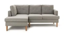 Habitat Joshua Self Assembly Left Hand Corner Sofa - Grey -Chic Household Items 1251267 R Z003A