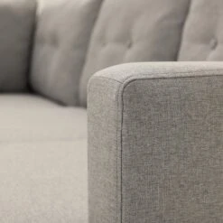 Habitat Joshua Self Assembly Left Hand Corner Sofa - Grey -Chic Household Items 1251267 R Z009A