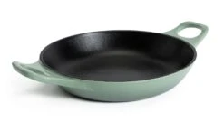 Habitat 20cm Cast Iron Enamel Coated Oven Dish - Green