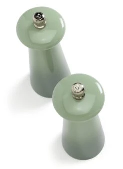 Habitat Herbalist Salt & Pepper Mill Set - Green -Chic Household Items 1258545 R Z003A