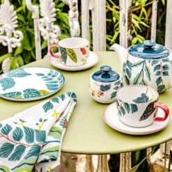 Habitat X Kew Ceramic Teapot 11 Habitat X Kew Ceramic Teapot -Chic Household Items 1300510 R Z003C