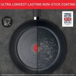 Tefal Titanium Excellence 24cm Aluminium Stock Pot - Black -Chic Household Items 1303830 R Z004A