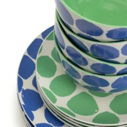 Habitat Abstract 12 Piece Stoneware Dinner Set 10 Habitat Abstract 12 Piece Stoneware Dinner Set -Chic Household Items 1304963 R Z004A