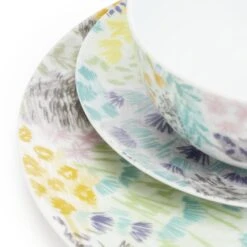 Habitat Floral 12 Piece Porcelain Dinner Set -Chic Household Items 1307276 R Z005A