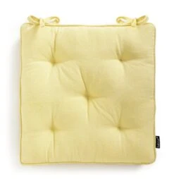 Habitat Pack Of 2 Woven Cushion Seat - Yellow -Chic Household Items 1307386 R Z003A