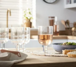 Habitat Bubble Set Of 4 Wine Glasses -Chic Household Items 1307953 R Z001C scaled