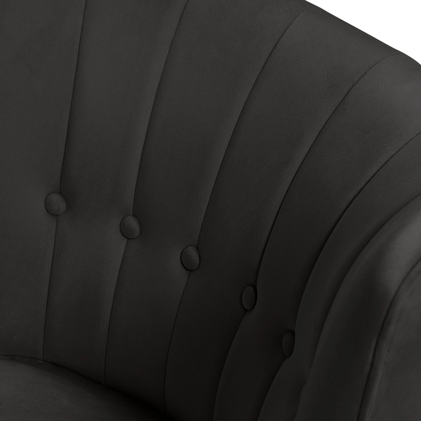 Habitat Alexis Velvet Cocktail Chair - Charcoal 8 Habitat Alexis Velvet Cocktail Chair - Charcoal - Image 8