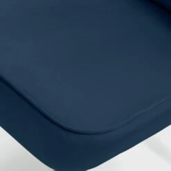 Habitat Alexis Velvet Cocktail Chair - Navy -Chic Household Items 1341270 R Z006A