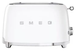 Smeg TSF01WHUK 50's Style Retro 2 Slice Toaster - White