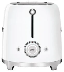 Smeg TSF01WHUK 50's Style Retro 2 Slice Toaster - White -Chic Household Items 1346426 R Z006A
