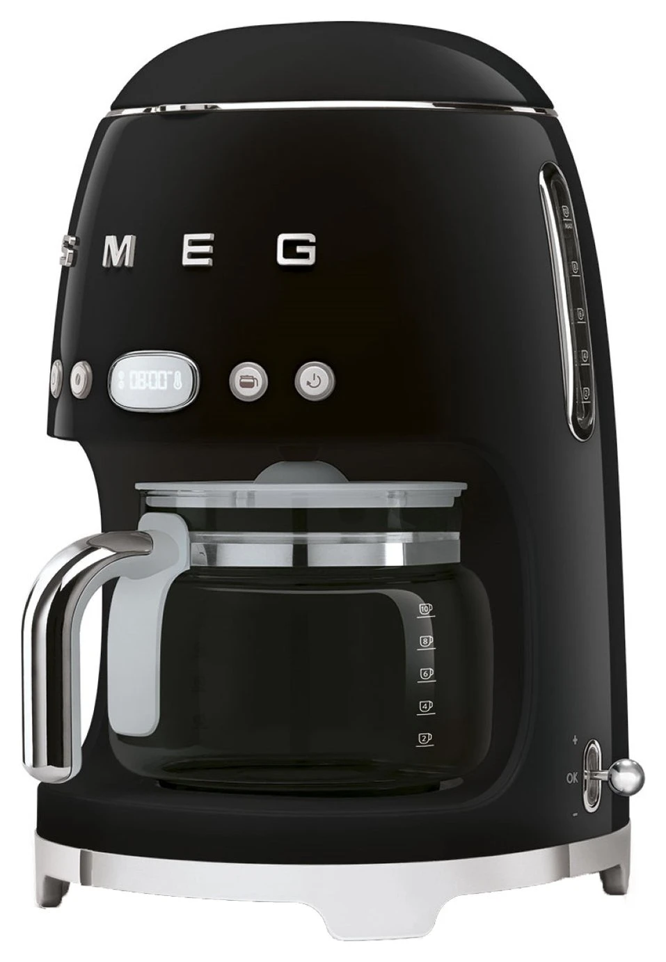 Smeg DCF02BLUK Retro Drip Filter Coffee Machine - Black 2 Smeg DCF02BLUK Retro Drip Filter Coffee Machine - Black - Image 2