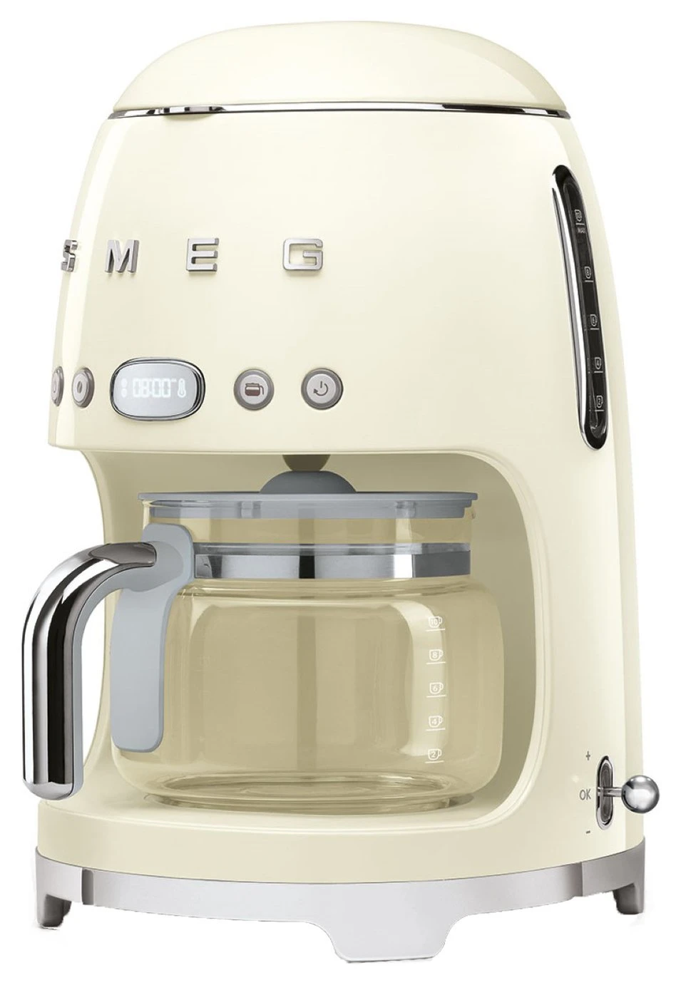 Smeg DCF02 50's Style Retro Drip Filter Coffee Machine Cream 2 Smeg DCF02 50's Style Retro Drip Filter Coffee Machine Cream - Image 2