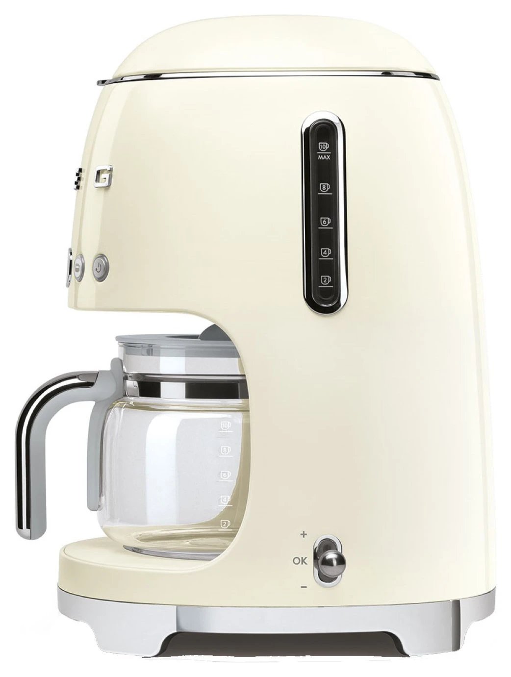 Smeg DCF02 50's Style Retro Drip Filter Coffee Machine Cream 3 Smeg DCF02 50's Style Retro Drip Filter Coffee Machine Cream - Image 3