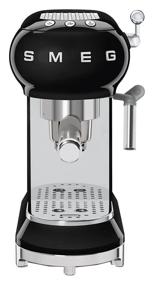 Smeg ECF01 50's Style Retro Espresso Coffee Machine - Black 1 Smeg ECF01 50's Style Retro Espresso Coffee Machine - Black