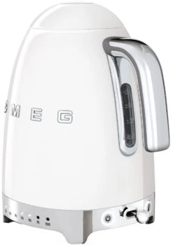Smeg 50's Style Retro Variable Temperature Kettle - White -Chic Household Items 1346732 R Z003A