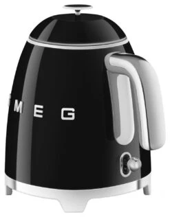 Smeg KLF05BLUK 50's Style Retro Mini Kettle - Black -Chic Household Items 1346749 R Z003A